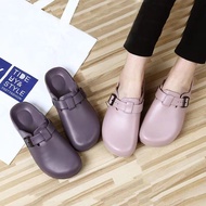 Closed-Toe Slippers for Women Indoor Outdoor Home Couple Shoes Doctor Nurse Shoes EVA