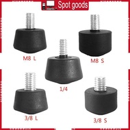 XI Universal Antislip 8 Rubber Foot Pad for Tripods Monopod 1 4 Inches 3 8inch