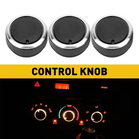 3Pcs Air Condition Switch Control A/C Knob For Toyota Tacoma 2005-2015 Yaris Vios Vitz Echo Platz XP