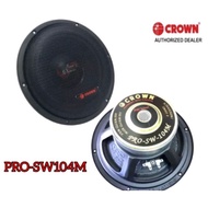 CROWN PRO-SW-104M 10" PROFESSIONAL SUBWOOFER SPEAKER 400W