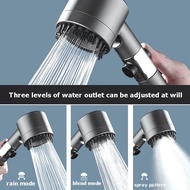 Dream Hunter Handheld Shower Head with Filter Adjustable Booster Bracket High Pressure 3 Modes Spray