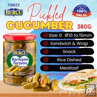 580gm Burcu Cucumber Pickle Pickles Gherkin Halal Pickled Cucumber Jeruk Timun Halal Timun Jeruk Hal
