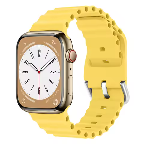 Ocean Band for Apple Watch Band 45mm 44mm 40mm 41mm 42mm 38mm series 7 6 3 se 8 45 mm Silicone brace