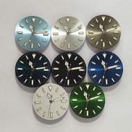 Watch Accessories28.5mm Sunray dial with green luminous markers suitable for NH35/nh36/8215Movement