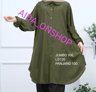 Tunik Fisa Tunik Jumbo Tunik Wanita Tunik Muslimah Tunik Hijab Tunik Busui Ld120 Oversize COD