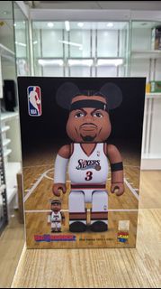 (N)開封品 Medicom Toy Bearbrick Be@rbrick 400% 100% Allen Iverson NBA 艾佛森
