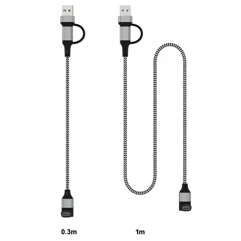 Nylon USB Type C Charging Cable For Garmin Fenix 8/E/7/6/6X/6S/5X/5 /5S Venu2/VenuSq2/3/3S Vivoactiv