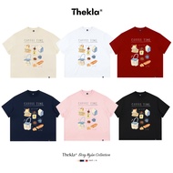 Form Boxy T-Shirt BST140 Coffee Time THEKLA - Thick 2-Way Cotton T-Shirt with Standing Form