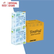 Trupal Adult diapers Value M10/L10 (8 Packs)