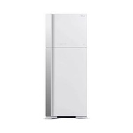 HITACHI 450L 2 DOOR FRIDGE RVG560P7MSGPW (GLASS PURE WHITE)