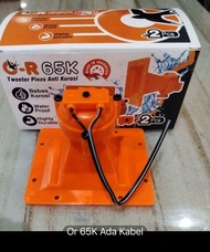 Tweeter piezo orange 65 or65K ada kabel / Speaker Orange Or 65 / Speaker Walet Orange OR 65 original