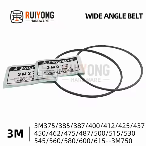 3M Wide angle belt PU V-Belt 3M375 385 387 400 412 425 437 450 462 475 487 500 515 530 545 560 580 6