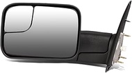 DNA Motoring TWM-012-T222-BK-L Manual Flip Up Towing Mirror Left (02-09 Dodge RAM), 1 Pack