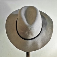 AZUL by moussy 日本 純羊毛巴拿馬帽 牛仔帽 紳士帽 軟呢帽 寬邊