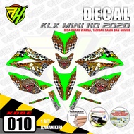 RK Juara - Sticker Decal KLX Mini Motor Trail 110 TH. 2020 Racing - Decal Motor - Lis Motor - Stiker
