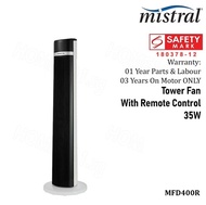 Brand New Mistral MFD300 / MFD400R Oscillation Speed Tower Stand Fan. Local SG Stock and warranty !