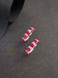 精緻新品❤️！ 1.10ct Ruby Ring  0.16ct diamond & 18k gold, price 5980HKD 心型紅寶鑽石戒指！顏色非常Vivid紅寶total 1.10ct❤