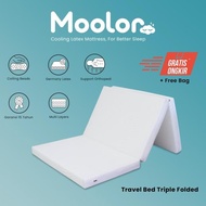 Moolor Cooling Latex Travel Mattress / Kasur Lipat / Kasur travel