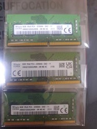 記憶體二手筆電用SK/DDR4/8G/3200