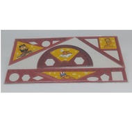 Ruler Line/ Ruler Set Peony Ruler Set of 4 - 1 set