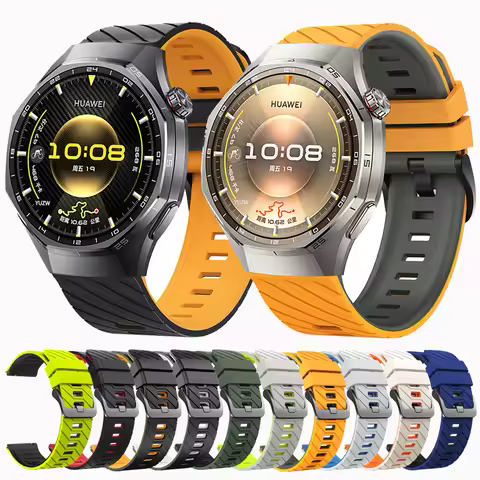 Silicone Watch Strap For HUAWEI WATCH GT6 Pro Band GT6 GT5 GT 4 3 2 46mm WATCH 5 4 Pro 22mm Watchban