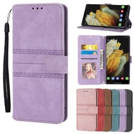 For Samsung S23 FE S24 Ultra S24Plus A15 A05 A05s A42 Galaxy Case Magnetic Wallet Leather Flip Casin