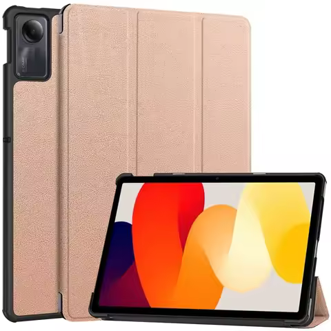 Smart Cover For Xiaomi Redmi Pad SE Case 2023 11 inch Tri-Folded PU Leather Magnetic Coque For Funda