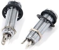 Đầu Jack Cái Dài Dành Cho Đàn Guitar Bass I 6.35mm Electric Guitar Cylinder Clip End Pin Mono Panel 