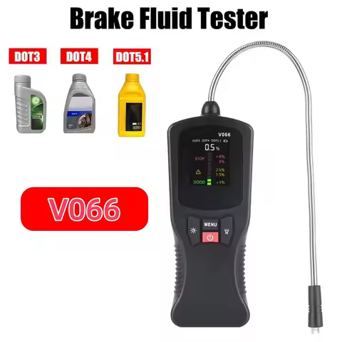 High Precision Digital Analyzer V066 Tester For DOT3 DOT4 DOT5.1 Accurate Oil Quality Car Brake Moto