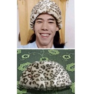 Muskrat Fur Hat Striped Winter Hat Vintage Synthetic Fur