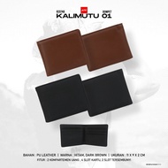 Kalimutu Men's Short Wallet/Wallet 01-zipper Zipper