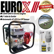 EUROX/// PPU6010 7.0HP 2'' 4-Stroke Gasoline High Pressure Water Pump(Turbo)