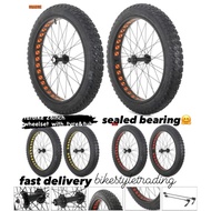 26 FATBIKE Wheelset / Fat bike rim / Fat bike alloy rim / Basikal dewasa /  Rim Basikal / Basikal Rim /  Model 5385