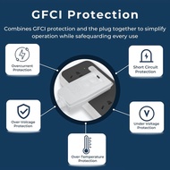 Giraffe Tools 15FT Heated Water Hose for Camper with GFCI, 5/8-Inches Lead and BPA Free Heated Garde