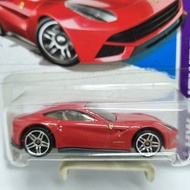 MERAH Diecast Hotwheels 1: FERRARI F12 BERLINETTA RED/RED 201364