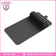 [Lovoski] Classic Silicone Knives Storage Mat Multifunctional Drawer Organizer Rack for Folding Kniv