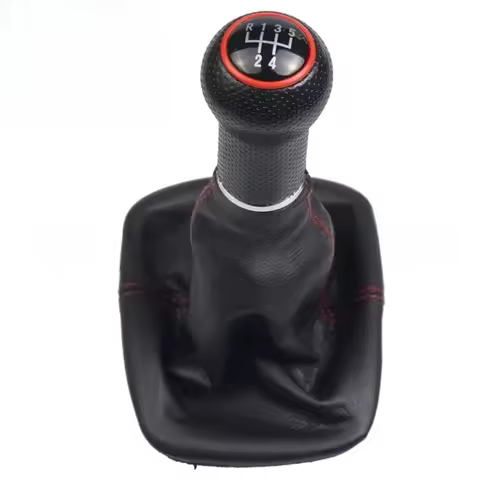 For Golf 2 3 4 Cabrio Polo 6N Passat 35i for Leather 5 Speed Manual Transmission MT Gear Shift Knob 