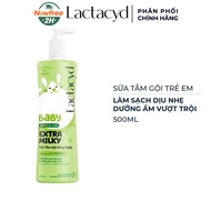 Sữa Tắm Gội Trẻ Em Lactacyd Baby Dịu Nhẹ & Dưỡng Ẩm 500ml