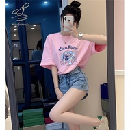 Design Rubik's Cube Factory 24 Hours Delivery Cotton T-shirt Women's Clothing Short Sleeves Tops Kor