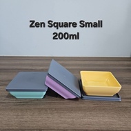 Tupperware Zen Square Small 200ml (1) 10.0cm(L) x 10.0cm(W) x 3.8cm(H)