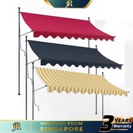 MY9  Upright Awning  JR Folding MY9 Telescc Rainproowning Canopy Sunscreen Shed Balcony Courtyard Su