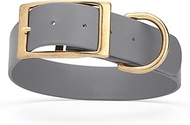 Viper Biothane Heavy Duty Waterproof Dog Collar Strong Coated Nylon Webbing w/Solid Brass Hardware O