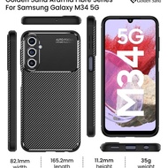 SAMSUNG M14 M34 M54 CASE CARBON AUTOFOCUS SLIM ARMOR PROTECTION #DSAUNW