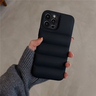PUFF CASE Shockproof Black Vivo Y100 Y03 Y18 Y02 Y15S Y01 Y16 Y17S Y22 Y27 4G Y17 5G Y28 4G Y30 Y30i