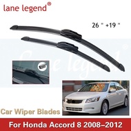 For Honda Accord 2008 2009 2010 2011 2012 Front Wiper Blades Brushes Cutter Accessories U J Hookauto