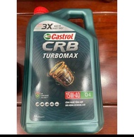 ( Giá KM ) Can 5L Dầu nhớt xe ô tô CASTROL CRB TURBOMAX CI-4 15W40 5000ml