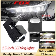 MOFOX U1 Bi-LED Driving Light Matrix Laser Gun Hi/Lo Beam Spotlight For H4 H7 Motorcycle Car 12V