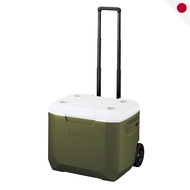 Coleman 60QT Wheeled Cooler - High Capacity, 3-Day Ice Retention, Ideal for Camping, Fishing, and Ou