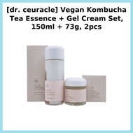 [dr. ceuracle] Vegan Kombucha Tea Essence + Gel Cream Set, 150ml + 73g, 2pcs | Korean Skincare Set |