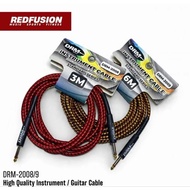 Drm - 2008/9 High Quality Instrument / Guitar Cable 3m / 6m Assorted Color